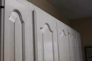kitchen cabinets have a satin sheen
