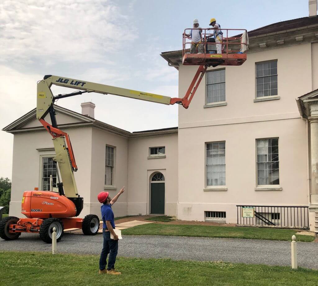 Historical Preservation of the exterior GlenDale Mansion