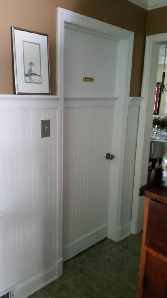 Door Installation to match the wanes cote on the wall