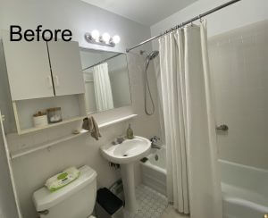Before Bathroom renovations