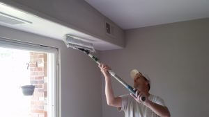 painting contractor in Fairfax painting ceiling
