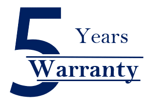 5 year warranty by Klappenberger & Son
