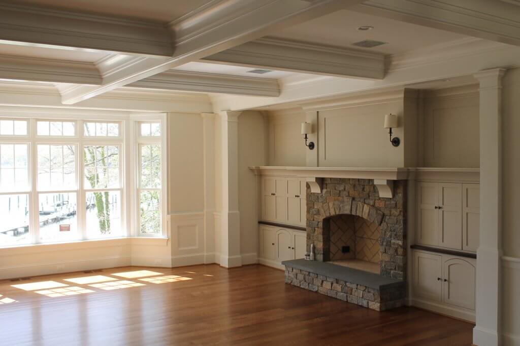 Interior Painting contractor Klappenberger & Son painted this amazing living room