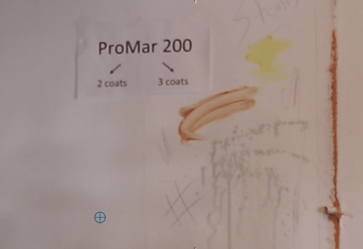 What Paint has the best washability test starts with applying stains on Promar 200