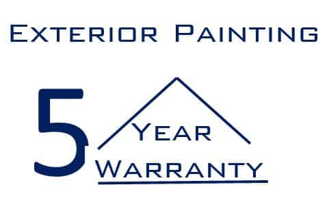 5 year Painting warranty