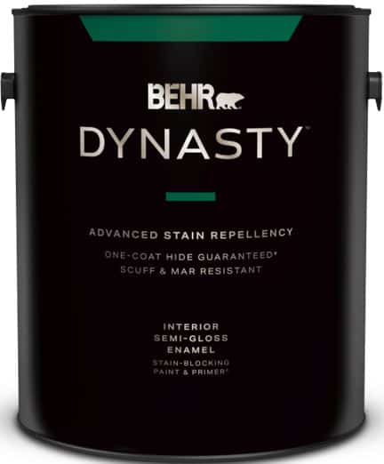 Paint can of Behr Dynasty