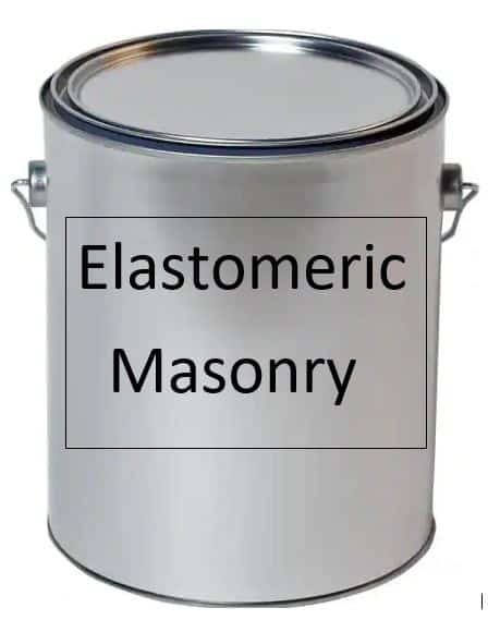 Elastomeric paint can