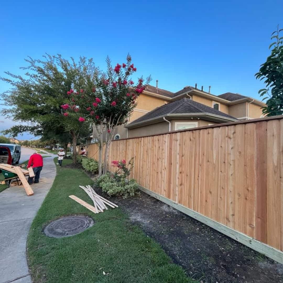Replace fence Katy TX