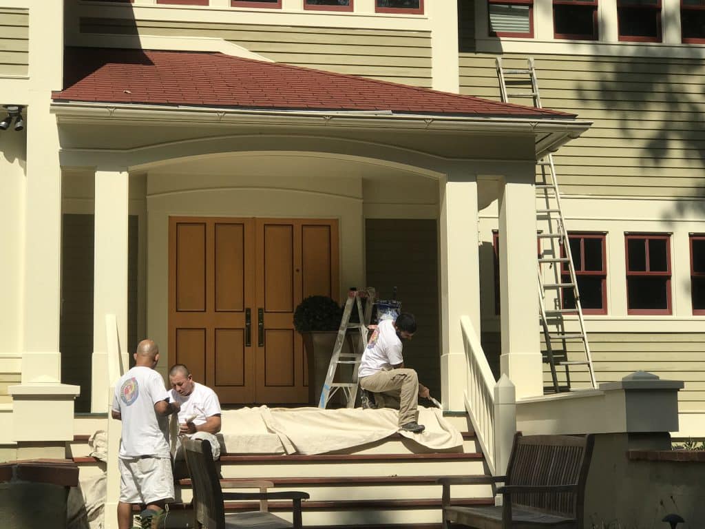 exterior painting in Arlington