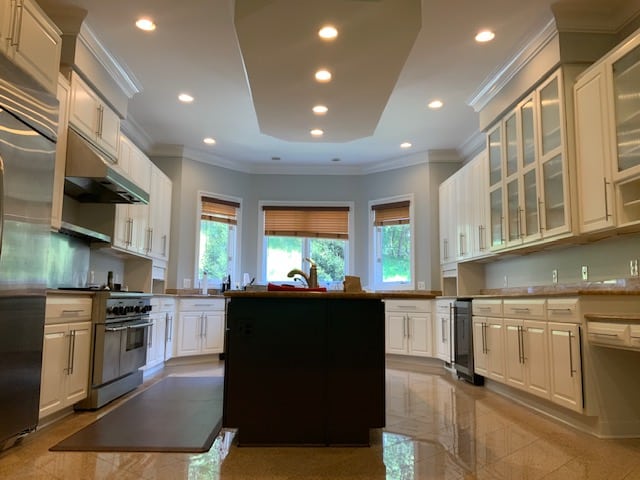 Kitchen cabinet before and after