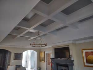 The height of a ceiling effects the cost to paint a room