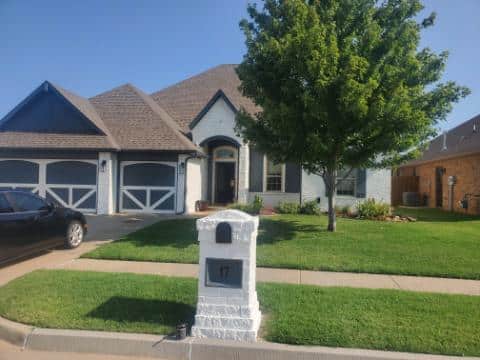 exterior painting house in OKC by Klappenberger & Son