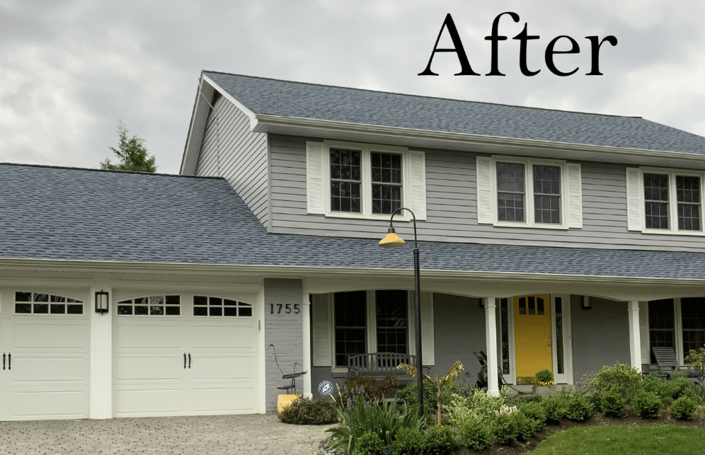exterior painting in Crofton After picture of aluminum siding house