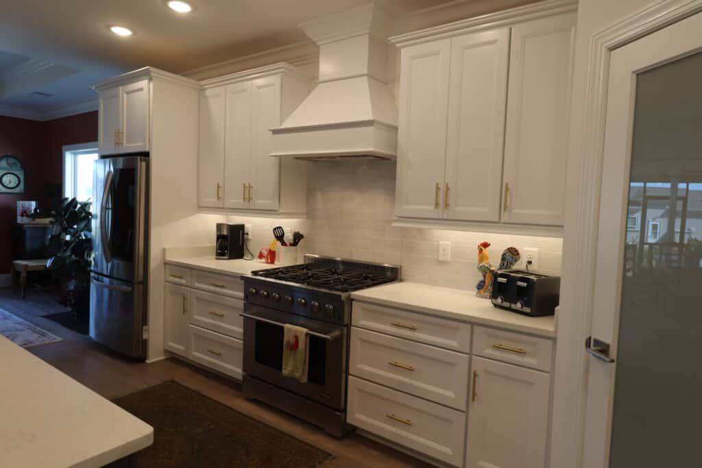 Anne Arundel Kitchen Cabinet Painting project 2024 by Klappenberger & Son
