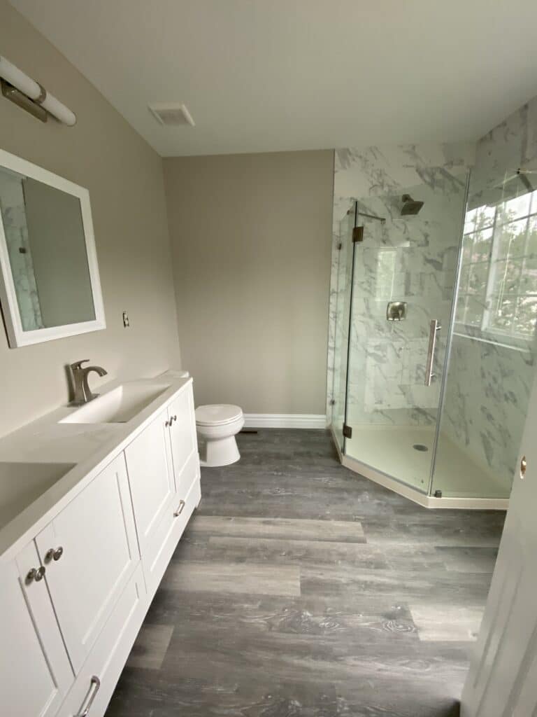 Bathroom remodel by Klappenberger & Son Annapolis