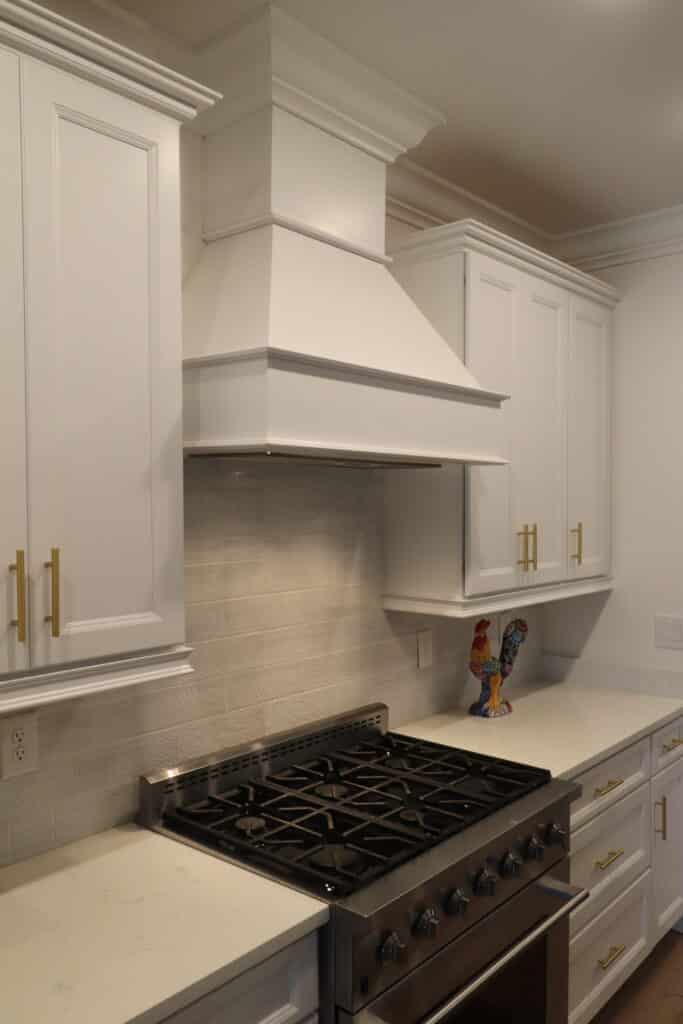 Loudoun County painting contractors painted the kitchen cabinets by Klappenberger & Son