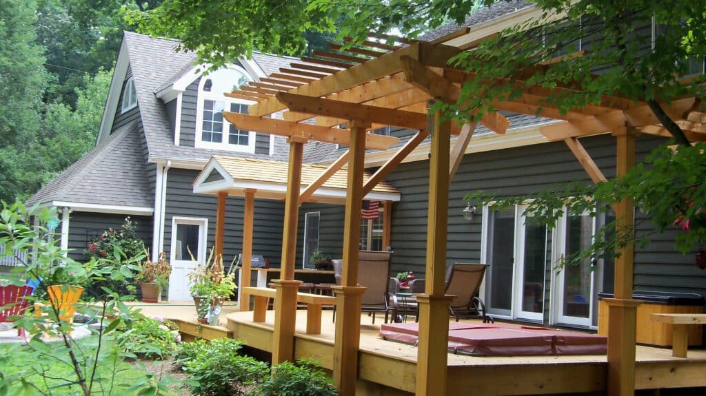 Deck and trellis design and build