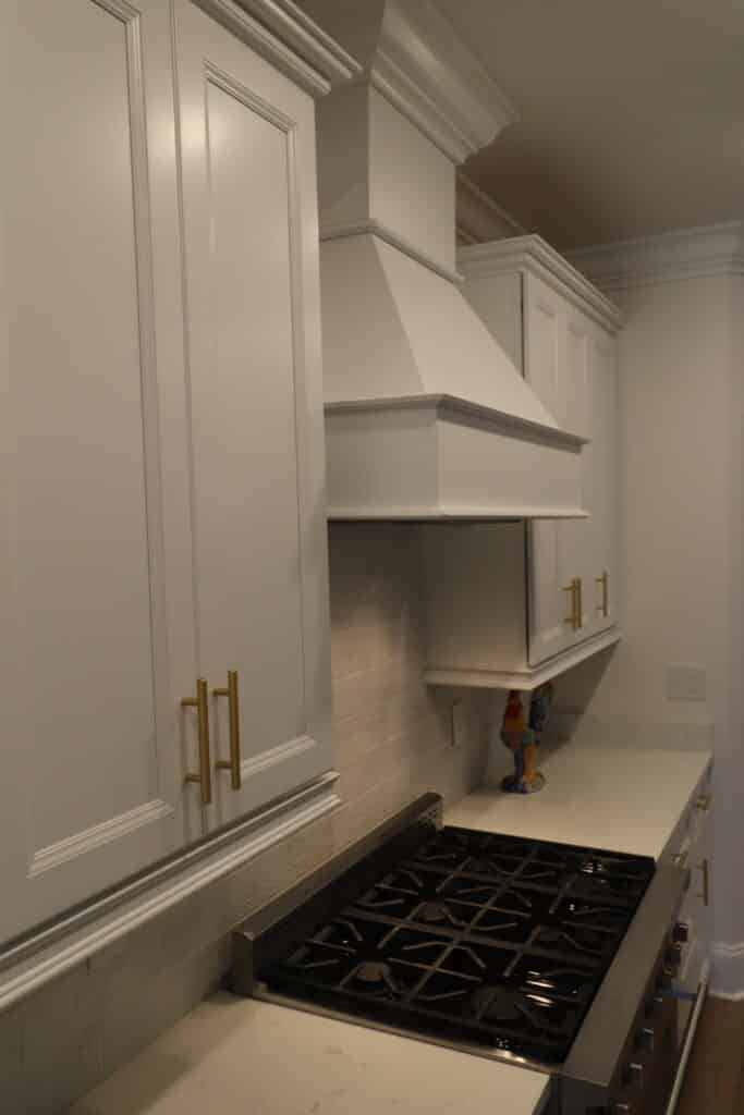 besides exterior painting in Nottingham Klappenberger & Son paints kitchen cabinets as shown here.