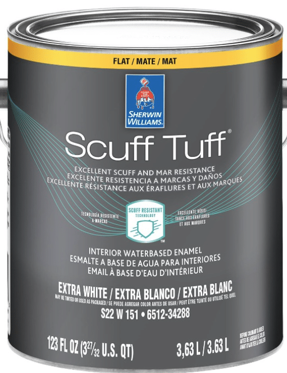 Paint Can of Sherwin Williams Scuff Tuff