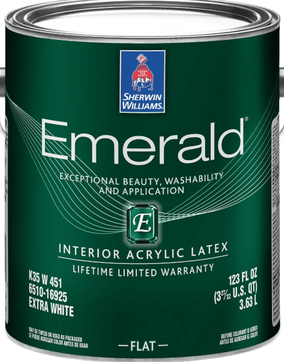 Emerald Flat Paint Can