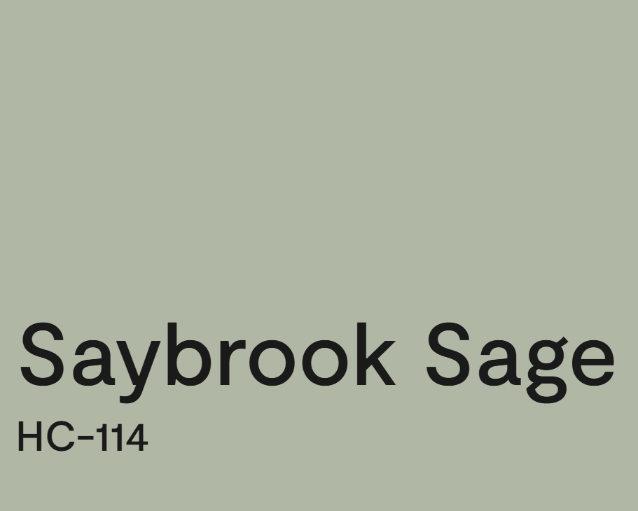 2025 most popular paint colors Saybrook Sage