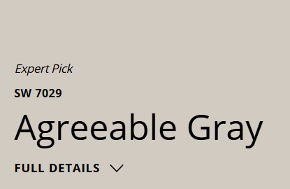 Agreeable gray is a trending color 2025