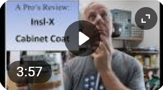 Kitchen cabinet paint review of Insl-X