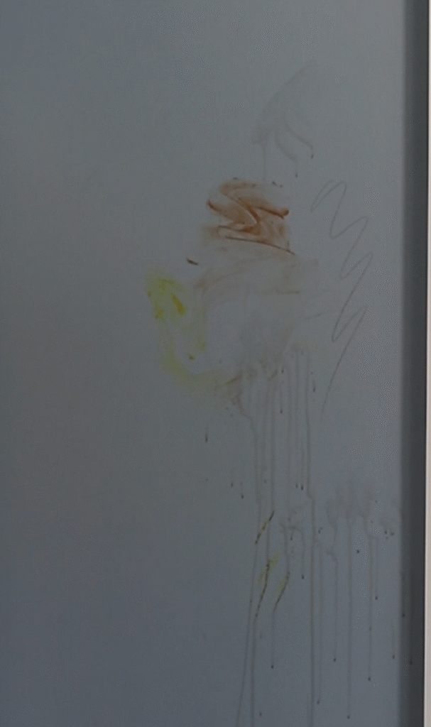 SuperPaint Satin Finish washability test