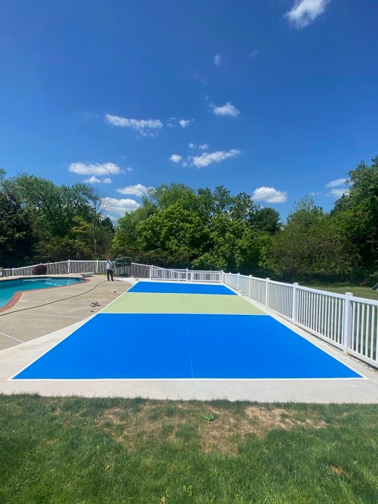 Pickleball court painting