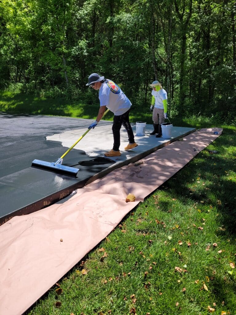 pickleball court painting in Nashville TN
