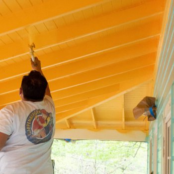 From power wssh to completion (19) Exterior Painting company in Bethesda painting porch ceiling