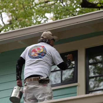 From power wssh to completion (24) Exterior Painting Company in Bethesda painting the exterior of a home