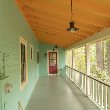 Klappenberger & Son is an exterior painting company in Bethesda MD and this is a picture of a finished porch