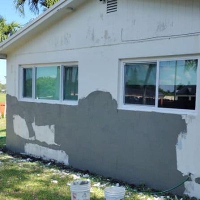 In addition to exterior painting in Sunny Isles we also are experts at patching stucco.
