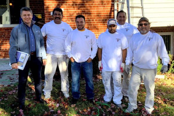 Klappenberger & Son Montgomery County owner and his crew painting and handyman contractor