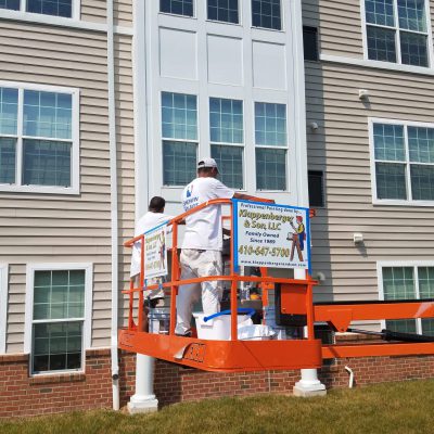 Commercial-painting commercial painting company is painting condo's In Odenton MD