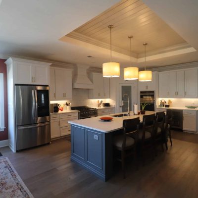 Kitchen cabinet painters in Edmond finished painting kitchen cabinets