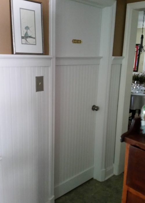 wanes cote on door Door Installation to match the wanes cote on the wall